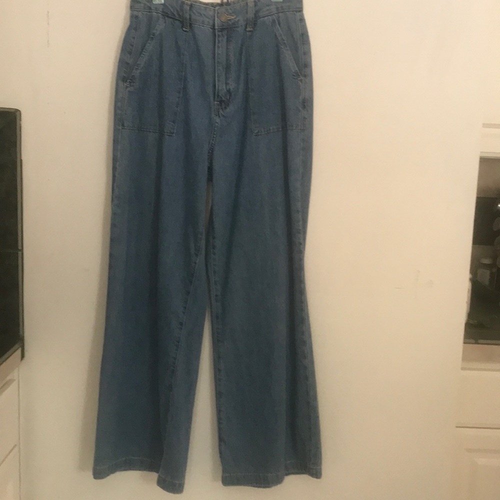 Brand new jeans, wild legs